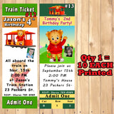 Daniel Tiger Printed Birthday Invitations 10 ea with Env Personalized Custom Made