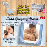 Baby Photo Birth Announcement Cards 10 each Printed Personalized with Envelopes Custom Made