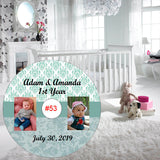 Baby Keepsake Personalized CD or DVD Custom Made Baby Photo printed on front of Disk NOT a Label