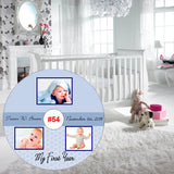 Baby Keepsake Personalized CD or DVD Custom Made Baby Photo printed on front of Disk NOT a Label