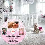 Baby Keepsake Personalized CD or DVD Custom Made Baby Photo printed on front of Disk NOT a Label