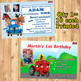 Baby 1st Birthday Invitations Printed 10 ea with Env Personalized Custom Made