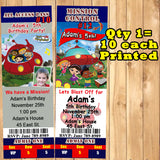 Little Einsteins Birthday Invitations 10 each Printed Personalized with Envelopes Custom Made