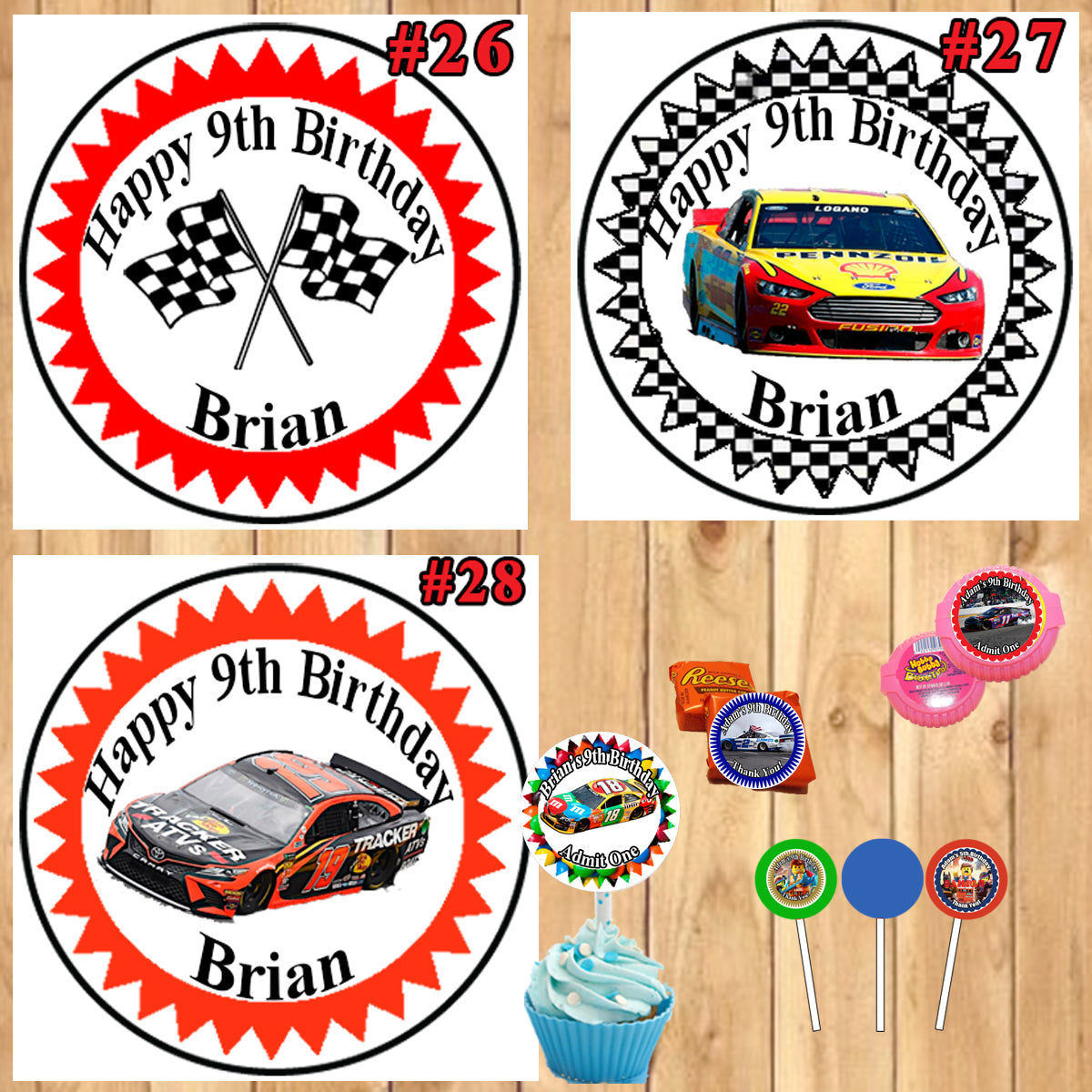 Nascar Birthday Stickers Printed 1 Sheet Cup Cake Toppers Favor Sticke – Virginia Design Shop nascar-birthday-stickers-printed-1-sheet-cup-cake-toppers-favor-sticke-virginia-design-shop
