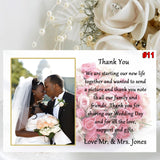 Wedding Photo Thank You Card 10 each Printed Personalized with Envelopes Custom Made