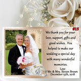 Wedding Photo Thank You Card 10 each Printed Personalized with Envelopes Custom Made